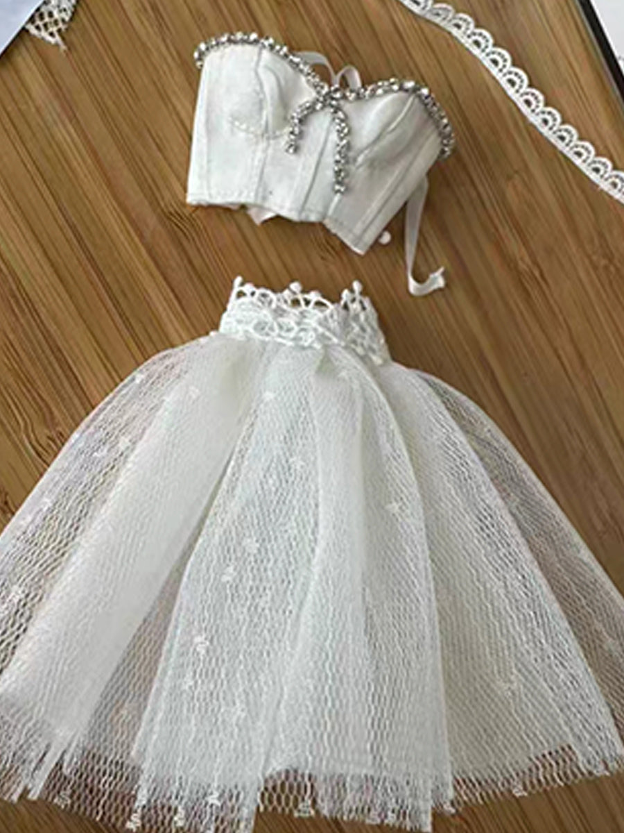 Handmade Outfit for Blythe/Obitsu, Strapless Puffy Skirt