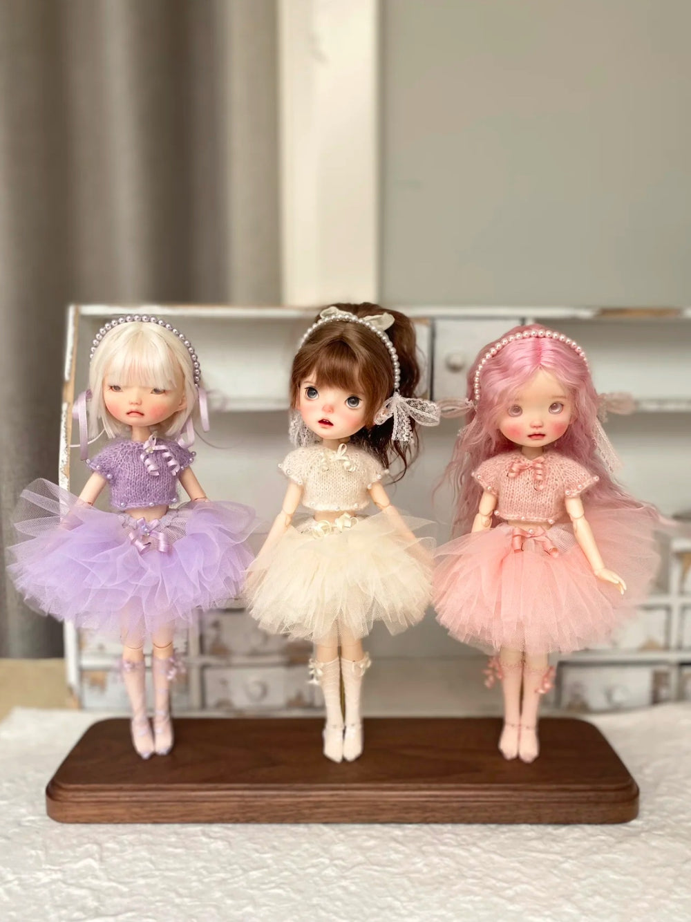 Pastel Ballet Tulle BJD Outfit | ToastDoll