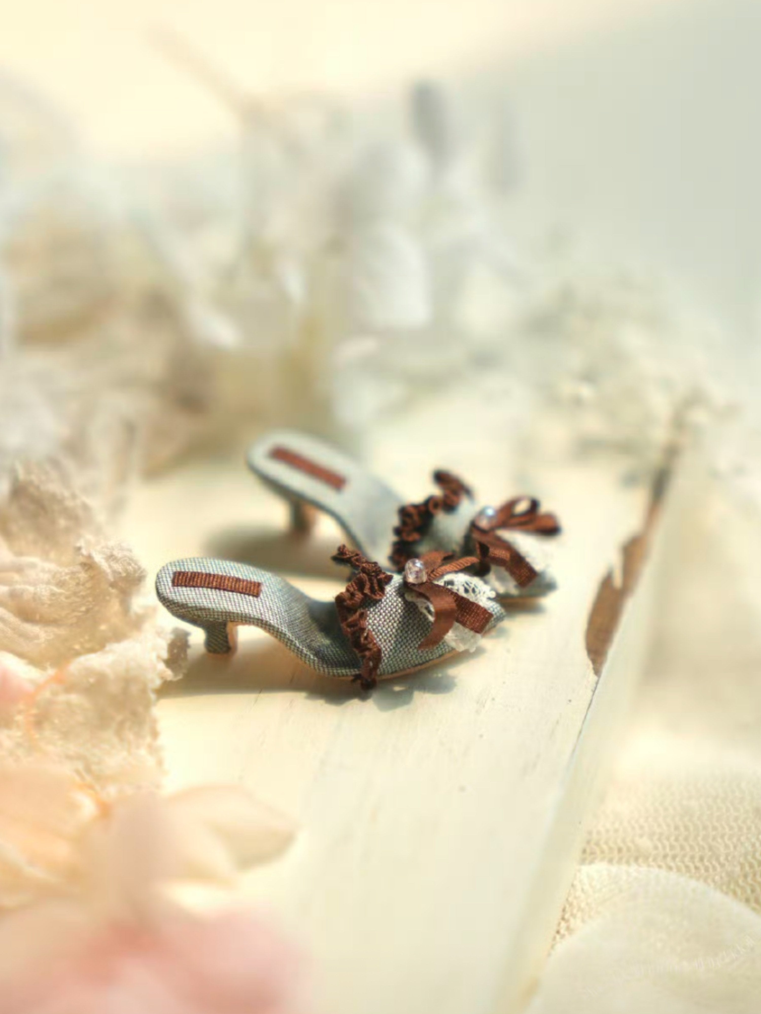 Handmade Shoes for Blythe/ Ob24/ Ob22, Pointed Toe High Heel Mules