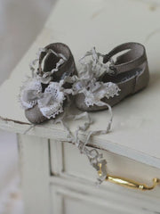 Handmade Shoes for Blythe/Obitsu, Vintage Bow Flat