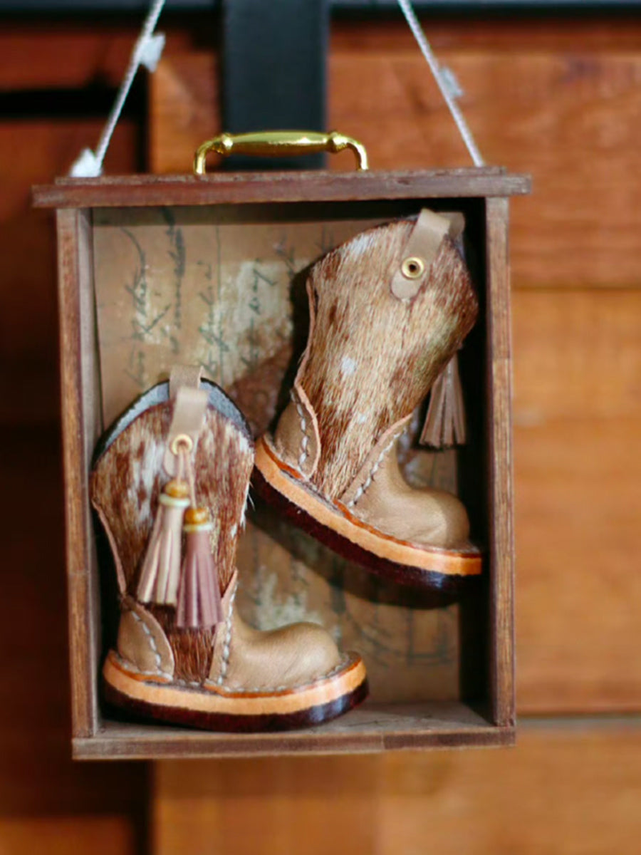 Handmade Shoes for Blythe/Obitsu, Fringe Riding Boots