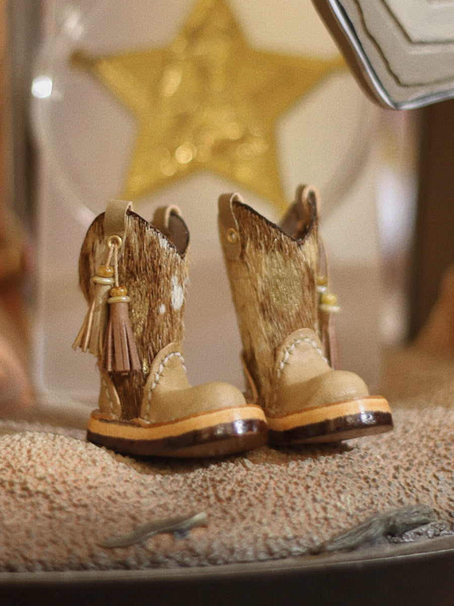 Handmade Shoes for Blythe/Obitsu, Fringe Riding Boots