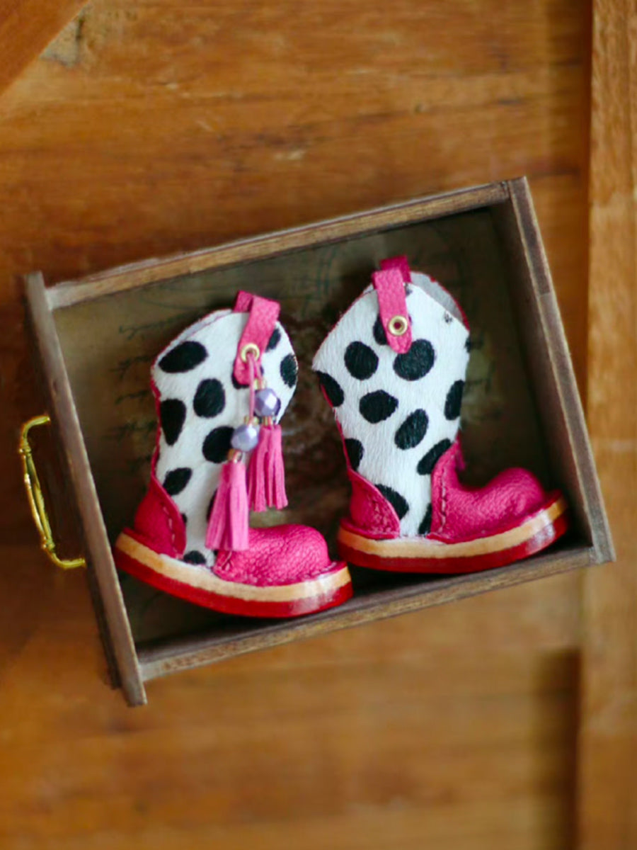 Handmade Shoes for Blythe/Obitsu, Fringe Riding Boots