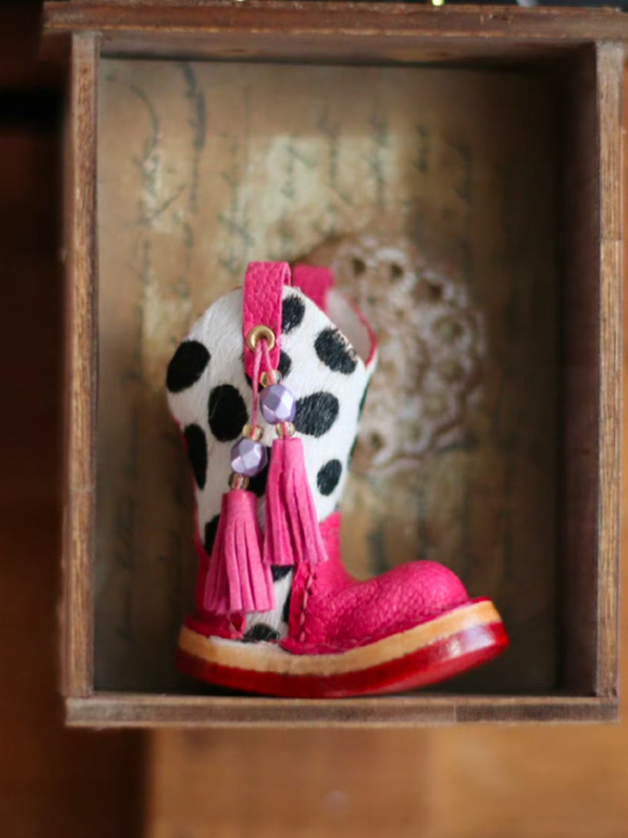 Handmade Shoes for Blythe/Obitsu, Fringe Riding Boots