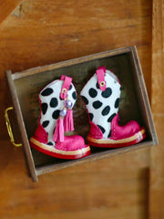 Handmade Shoes for Blythe/Obitsu, Fringe Riding Boots