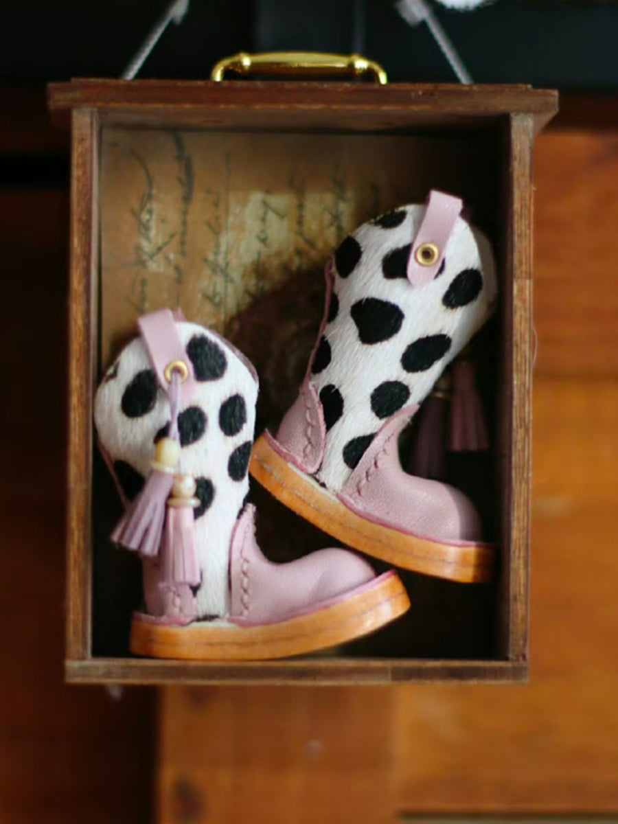 Handmade Shoes for Blythe/Obitsu, Fringe Riding Boots