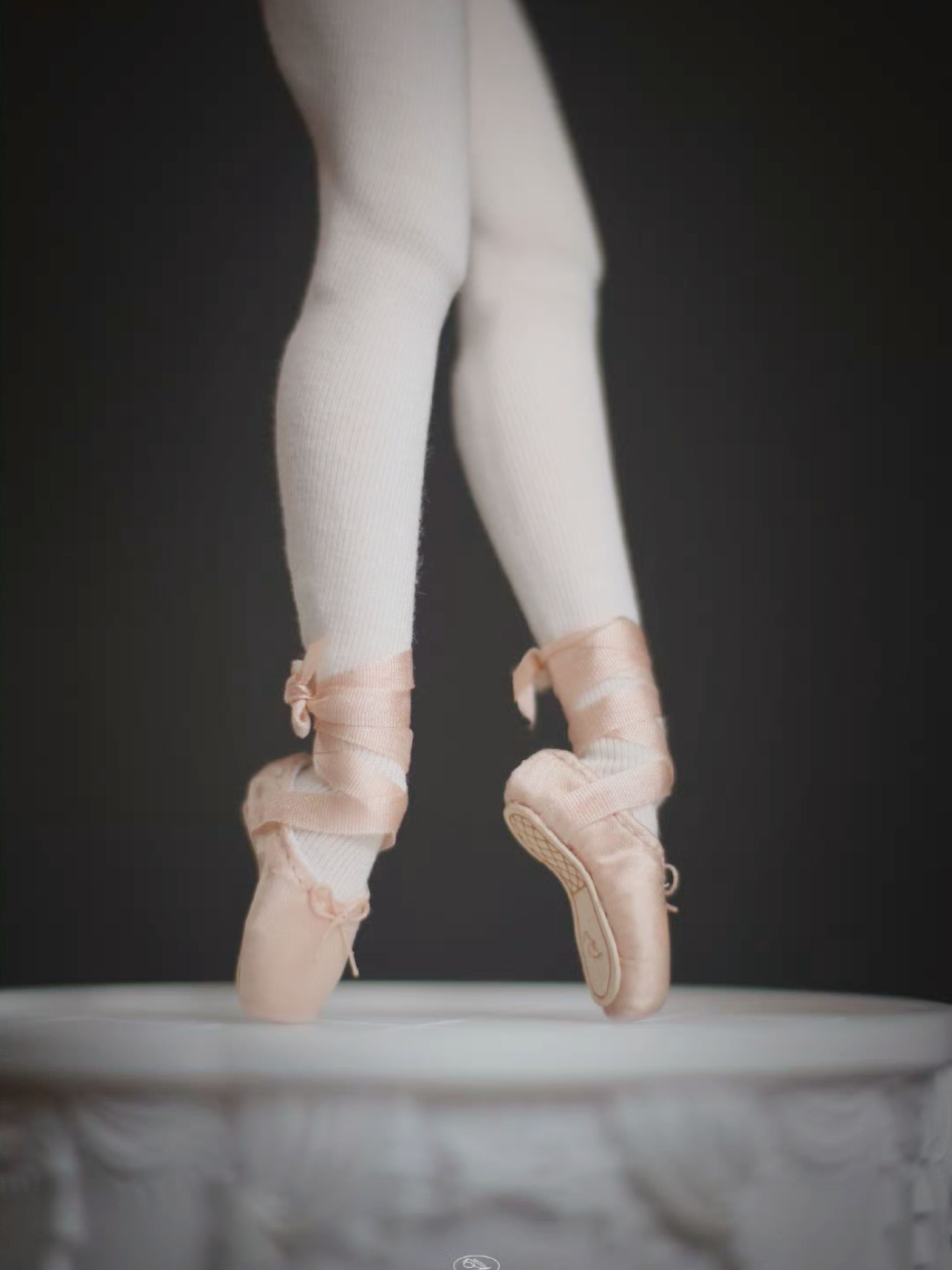 Handmade Shoes for Blythe/Obitsu, Lace Up Bow Ballet Shoes