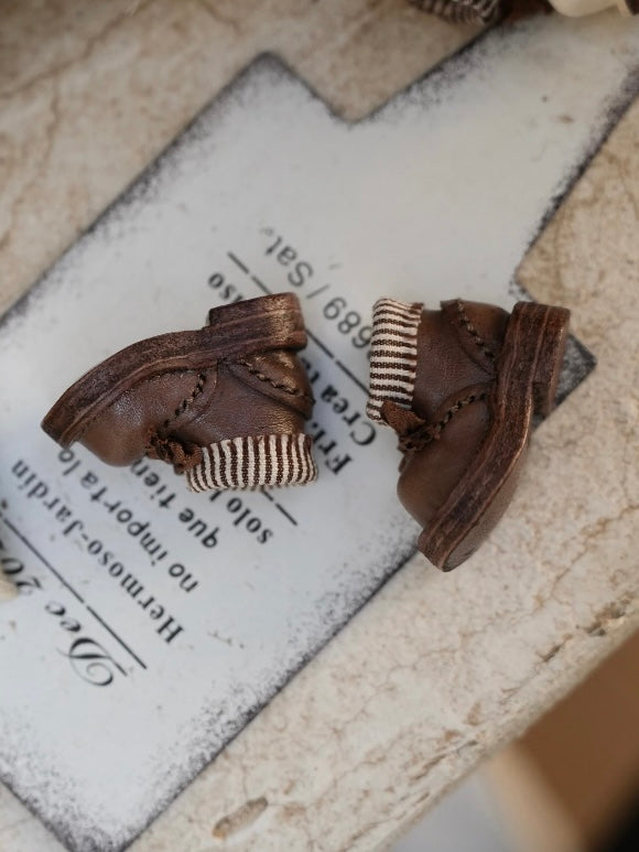 Brown Antique Tea Party Blythe Boots | TastDoll