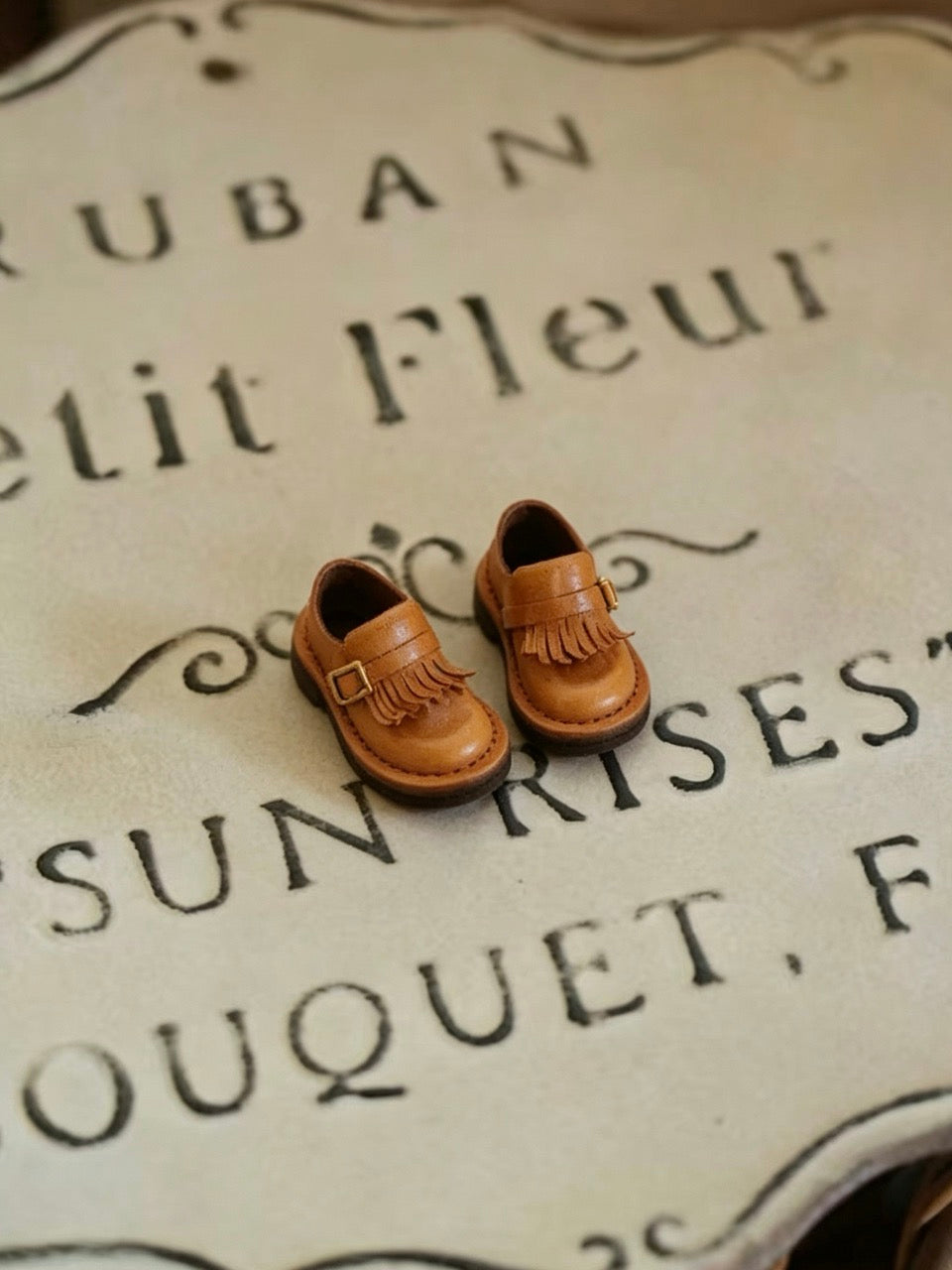 Vintage Buckle Monk Blythe Handmade Shoes - ToastDoll