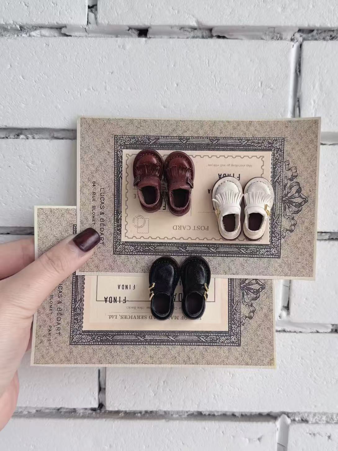 Vintage Buckle Monk Blythe Handmade Shoes - ToastDoll