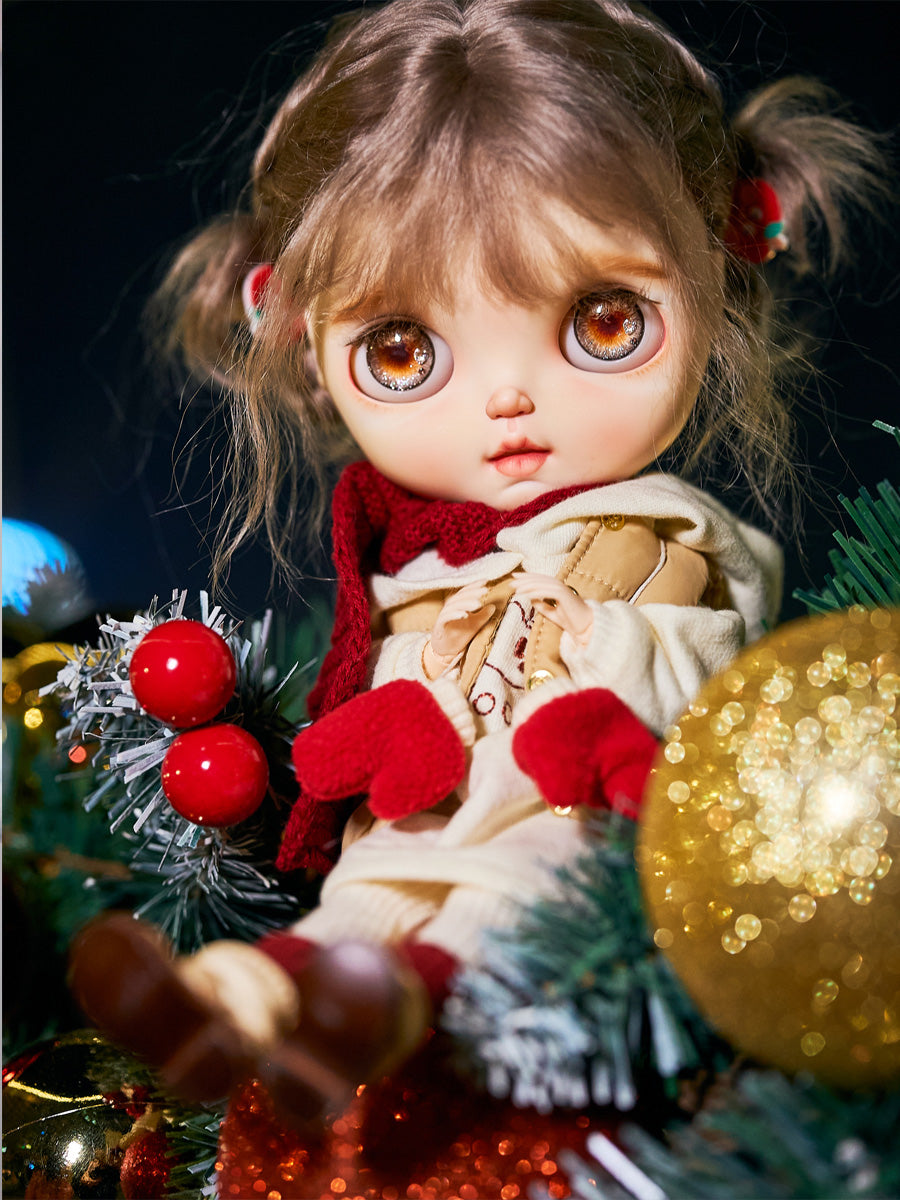 Handmade Blythe Eyechips, Golden-brown Tone, Chocolate
