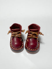 Handmade Shoes for Blythe,  Solid Color Mid Top Leather Shoes