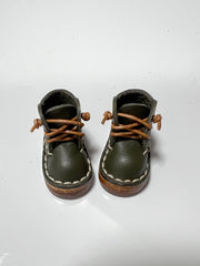 Handmade Shoes for Blythe,  Solid Color Mid Top Leather Shoes