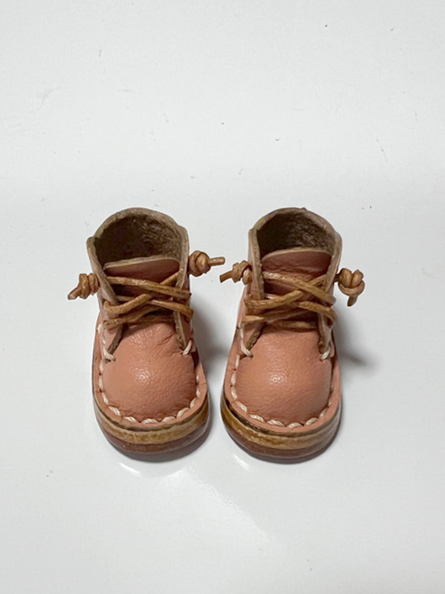 Handmade Shoes for Blythe,  Solid Color Mid Top Leather Shoes