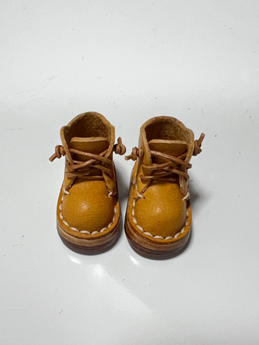 Handmade Shoes for Blythe,  Solid Color Mid Top Leather Shoes