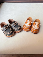 Handmade Shoes for Blythe/Obitsu,  Checkboard Leather Shoes