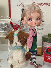 Noelle Custom Blythe OOAK - Holiday Vibe Doll - ToastDoll