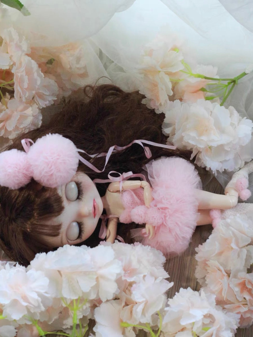 Pink Ballerina Blythe Outfit - Handmade Doll Clothes - ToastDoll