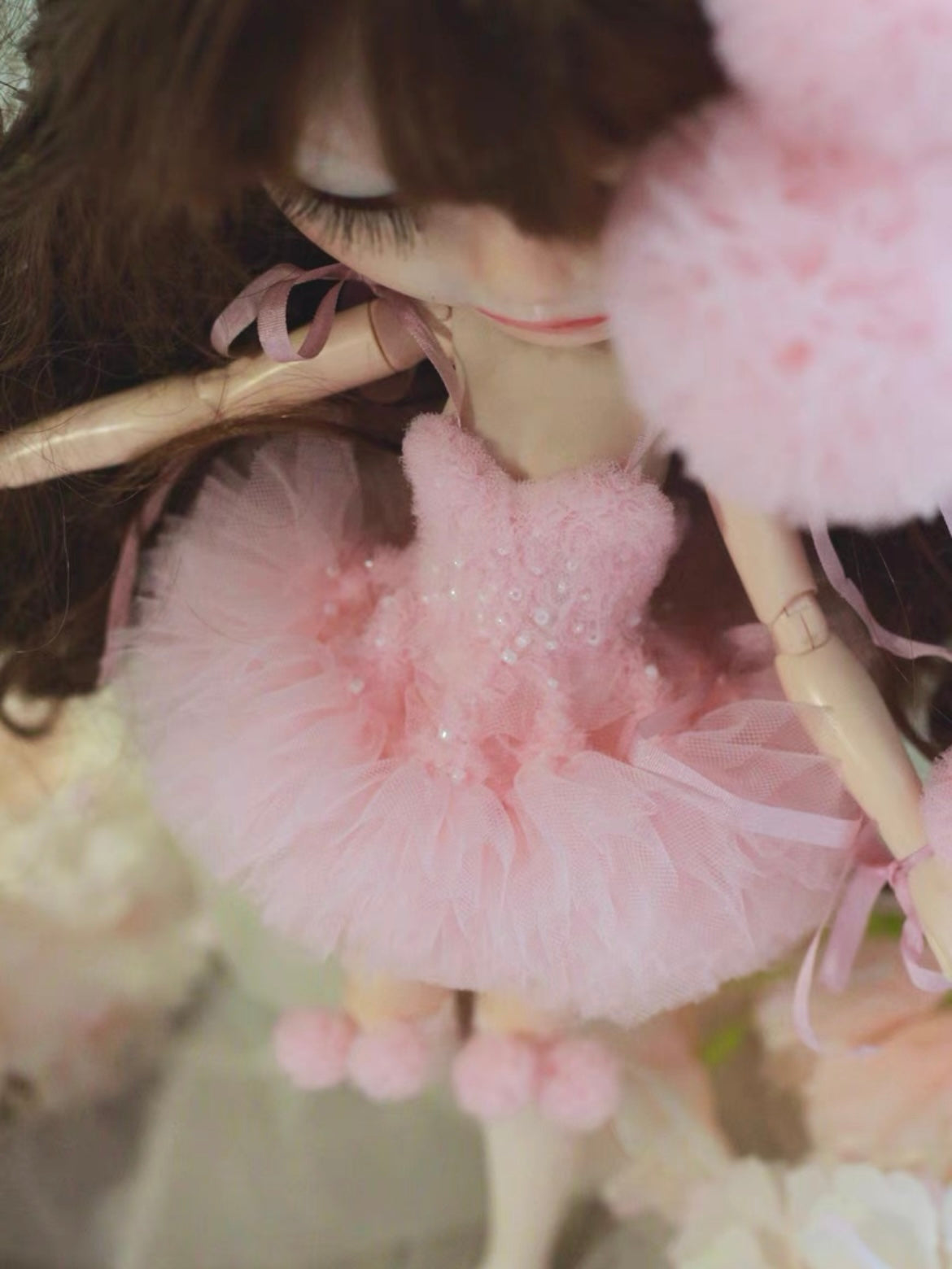 Pink Ballerina Blythe Outfit - Handmade Doll Clothes - ToastDoll