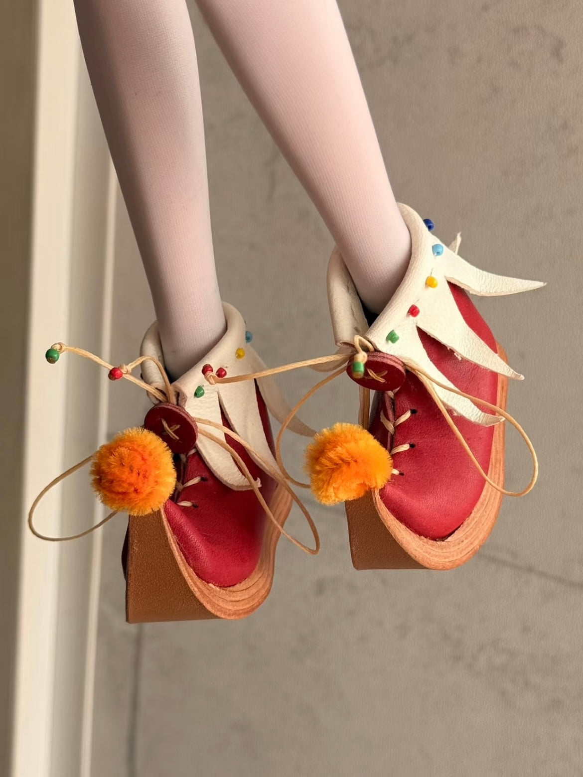 Collar Jester Blythe Footwear - Handmade Doll Shoes - ToastDoll