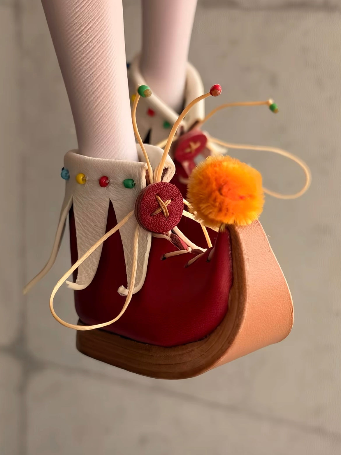 Collar Jester Blythe Footwear - Handmade Doll Shoes - ToastDoll