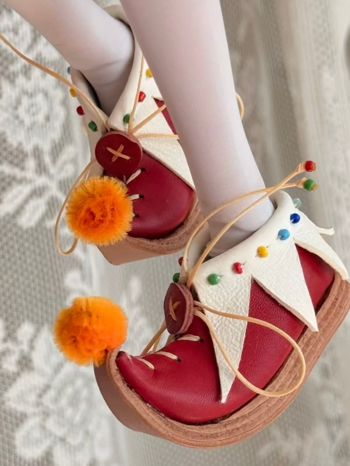 Collar Jester Blythe Footwear - Handmade Doll Shoes - ToastDoll