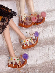 Collar Jester Blythe Footwear - Handmade Doll Shoes - ToastDoll