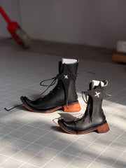 Upturned Toe Strap Blythe Boots - Handmade Doll Shoes - ToastDoll