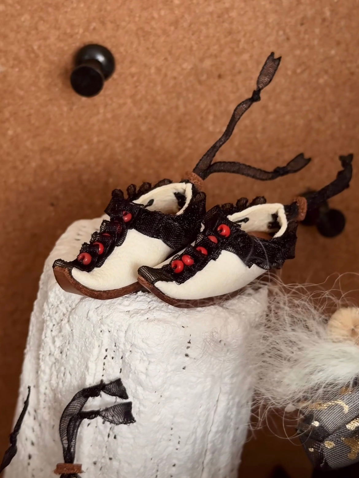 Vintage Lace Pointed Toe Blythe Shoes - ToastDoll