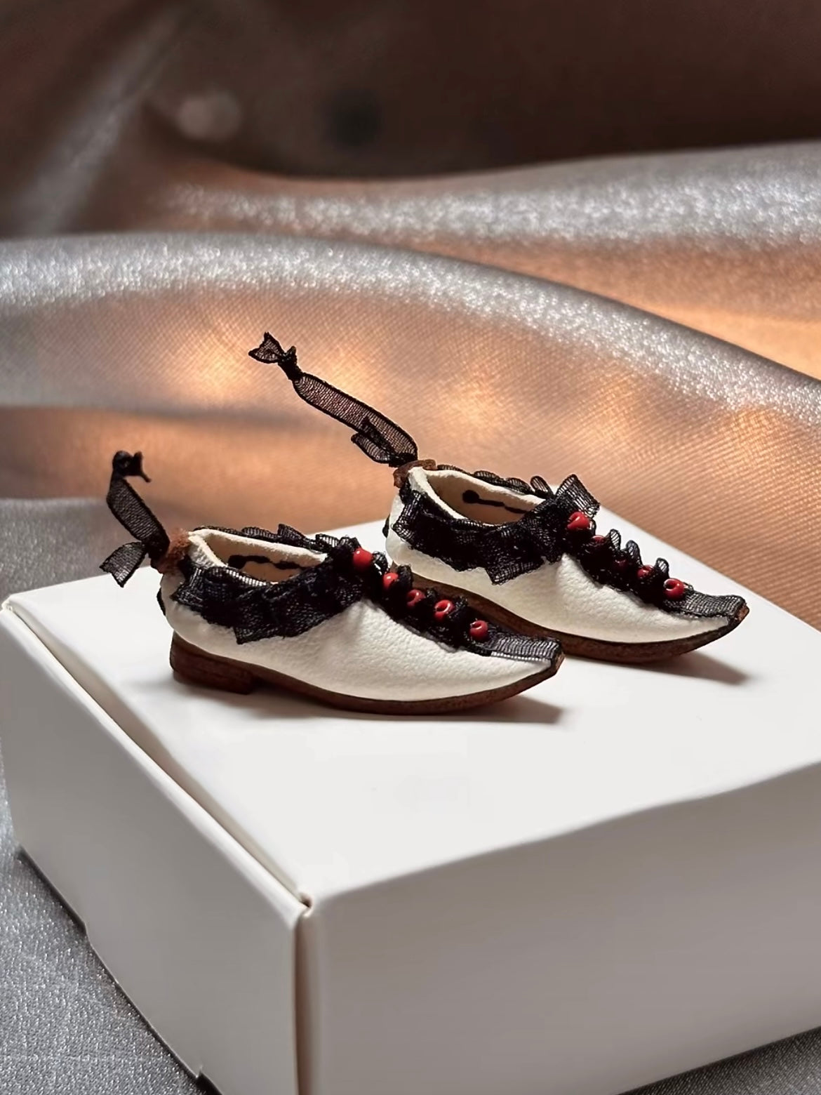 Vintage Lace Pointed Toe Blythe Shoes - ToastDoll