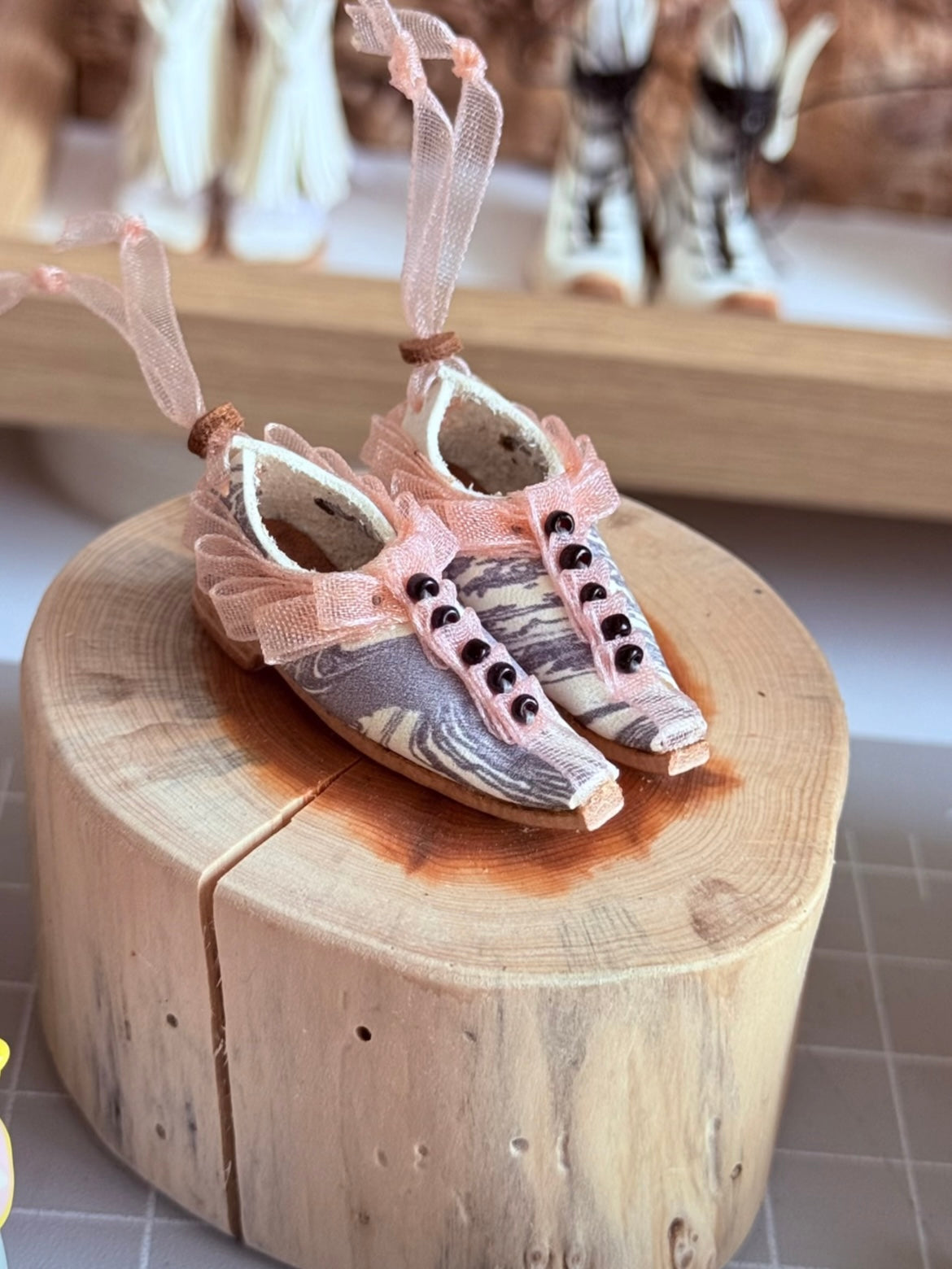 Vintage Lace Pointed Toe Blythe Shoes - ToastDoll