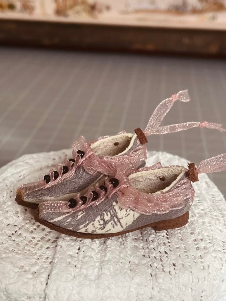 Vintage Lace Pointed Toe Blythe Shoes - ToastDoll
