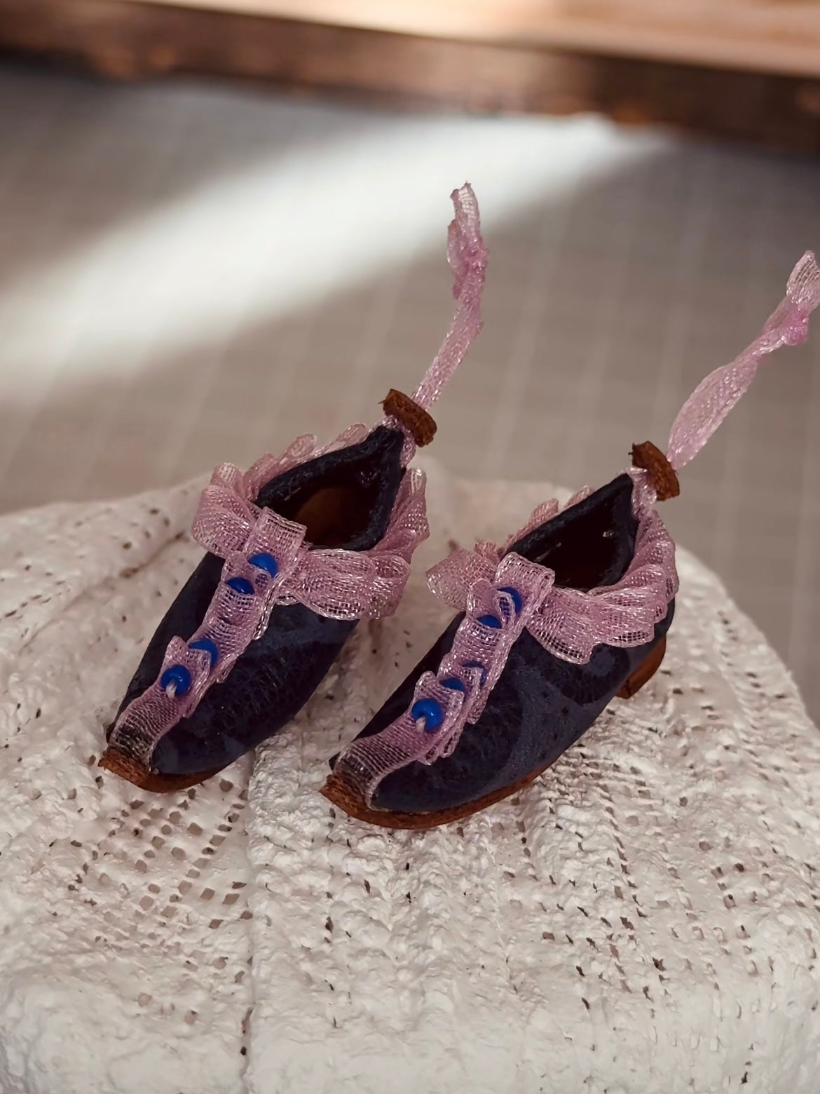 Vintage Lace Pointed Toe Blythe Shoes - ToastDoll