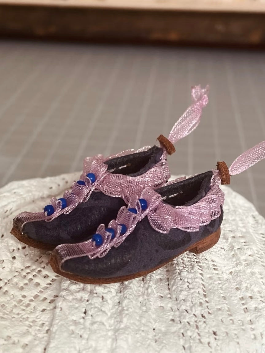 Vintage Lace Pointed Toe Blythe Shoes - ToastDoll