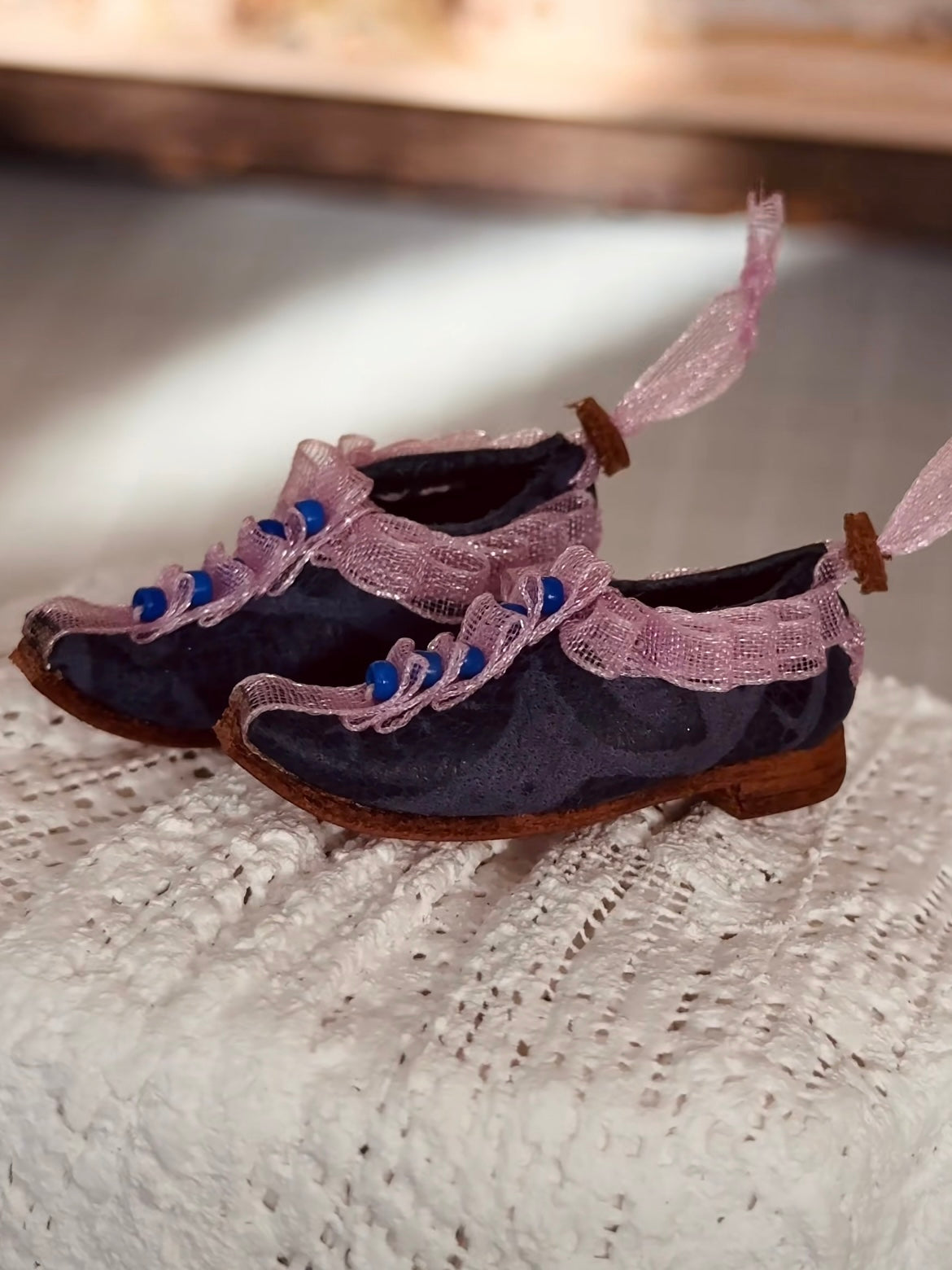 Vintage Lace Pointed Toe Blythe Shoes - ToastDoll
