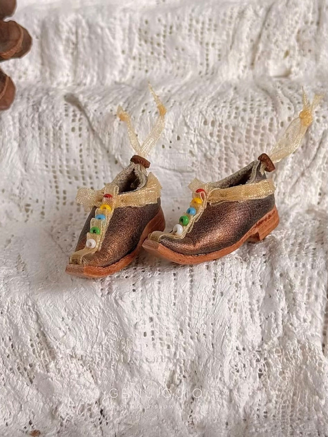 Vintage Lace Pointed Toe Blythe Shoes - ToastDoll