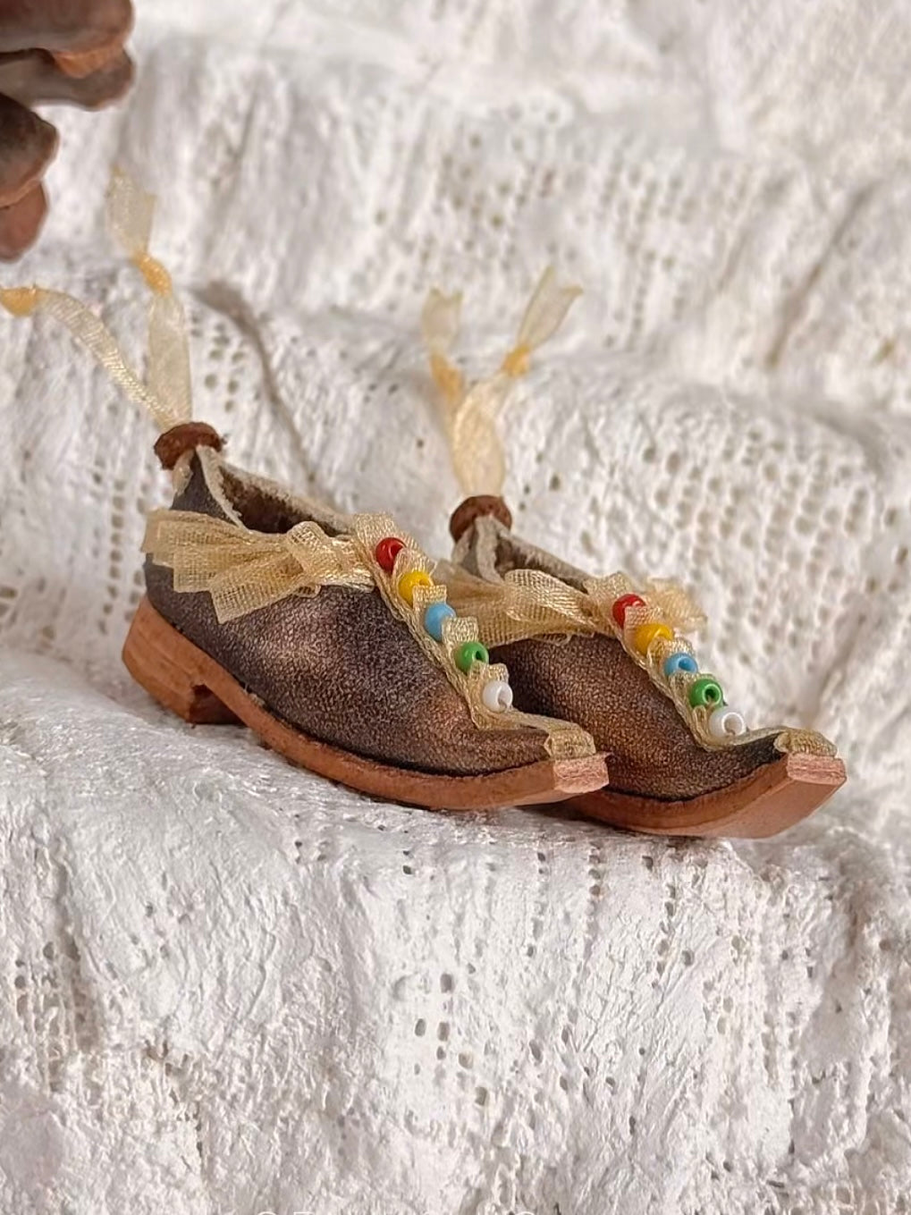 Vintage Lace Pointed Toe Blythe Shoes - ToastDoll