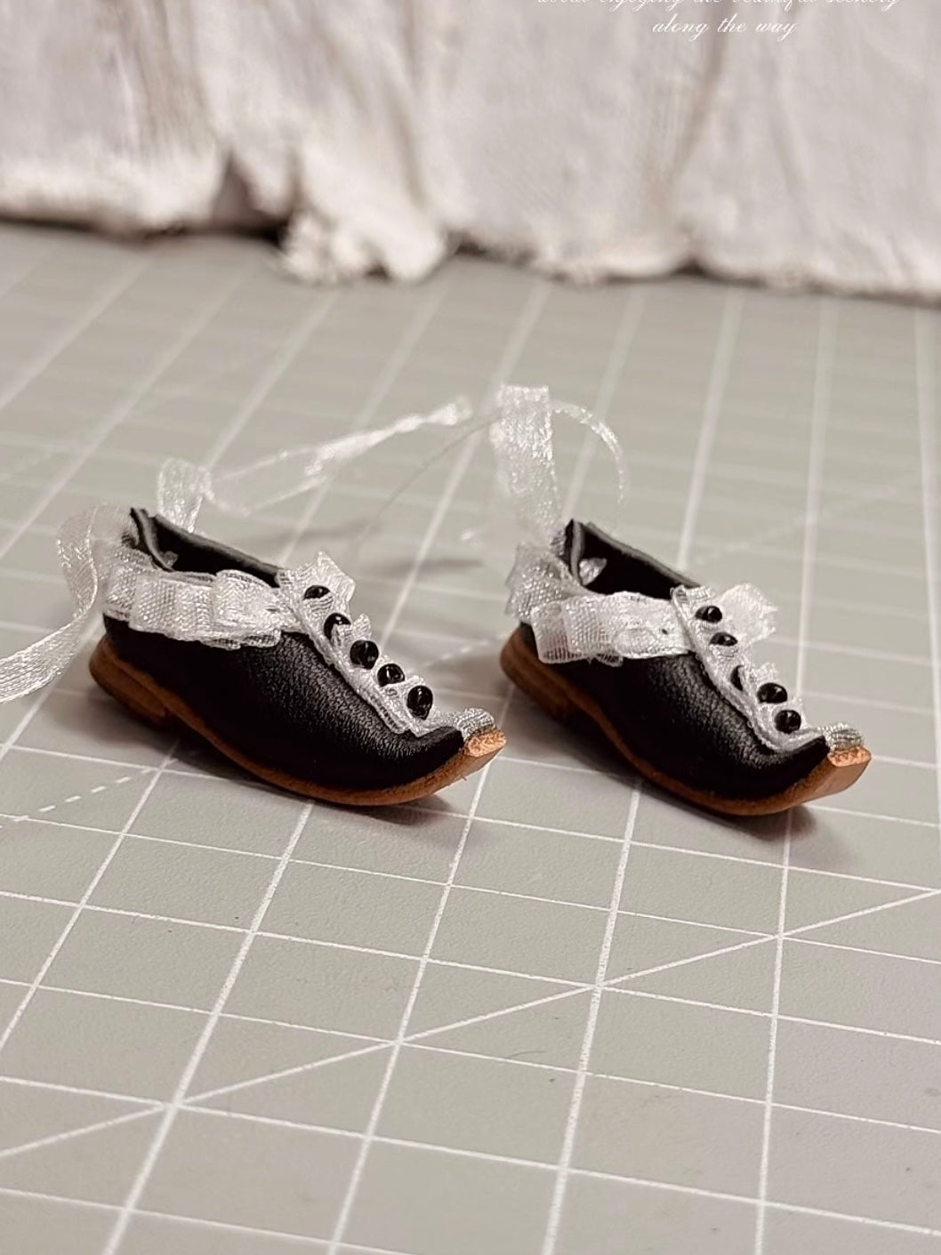 Vintage Lace Pointed Toe Blythe Shoes - ToastDoll