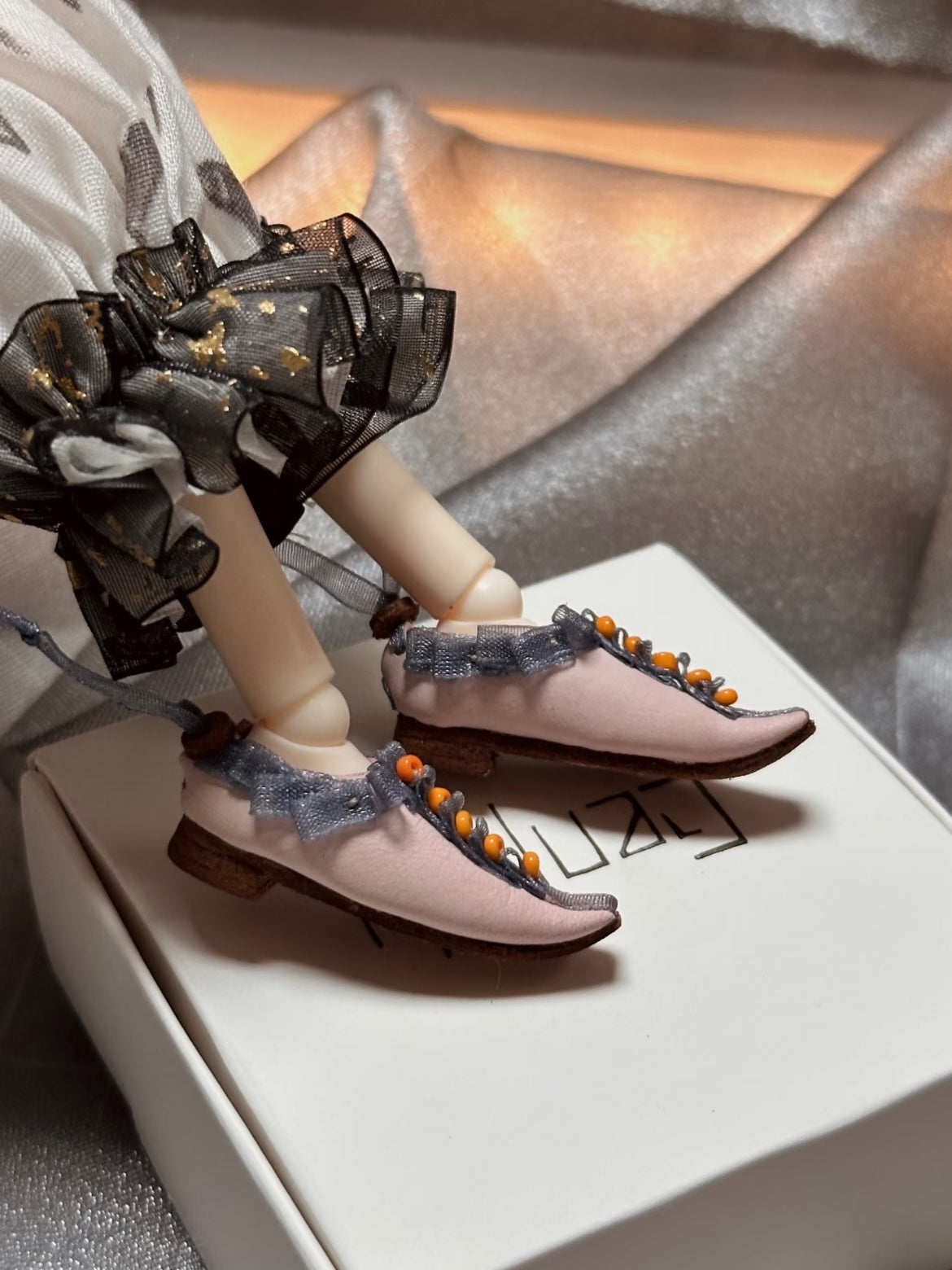 Vintage Lace Pointed Toe Blythe Shoes - ToastDoll