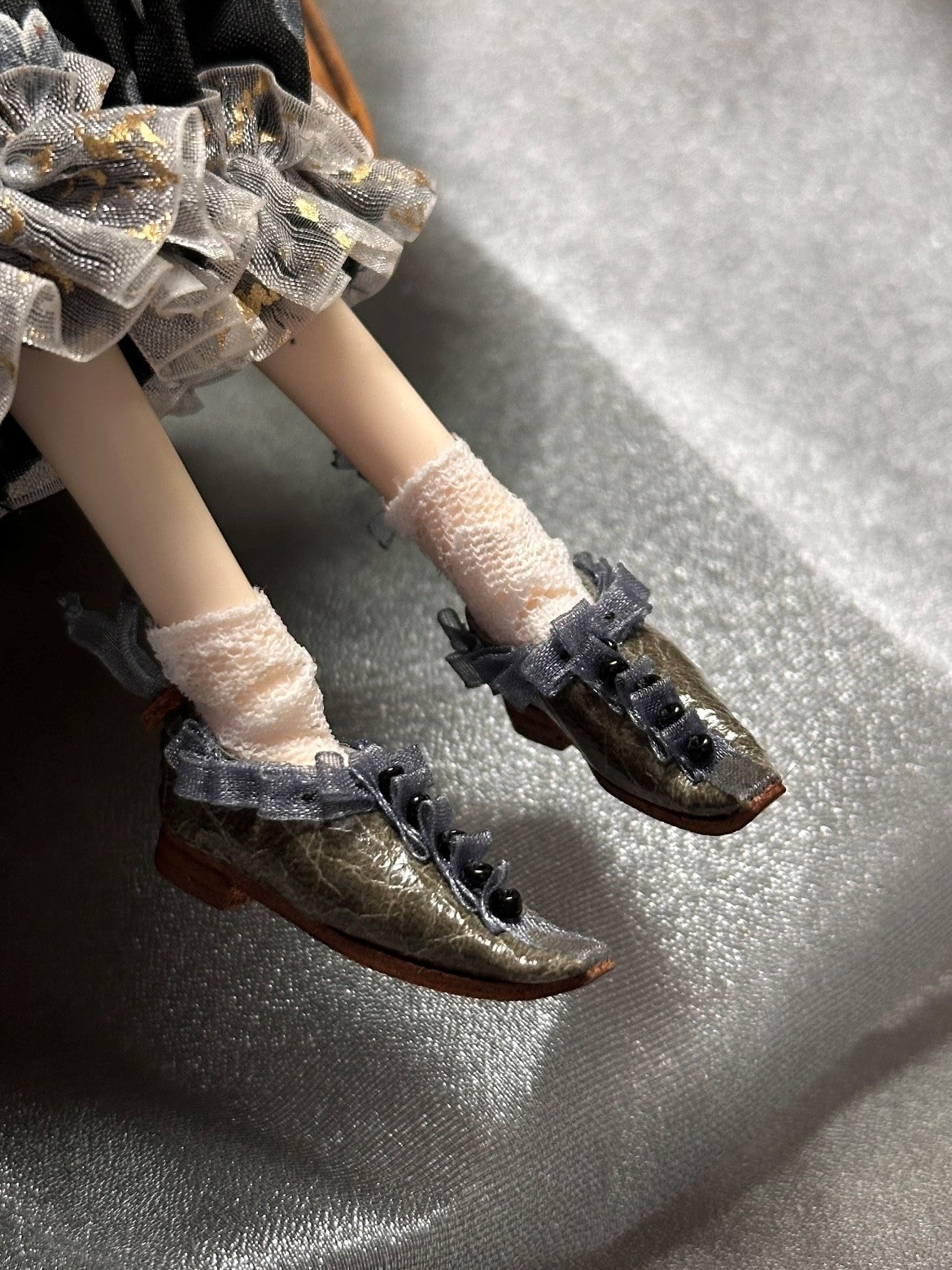 Vintage Lace Pointed Toe Blythe Shoes - ToastDoll