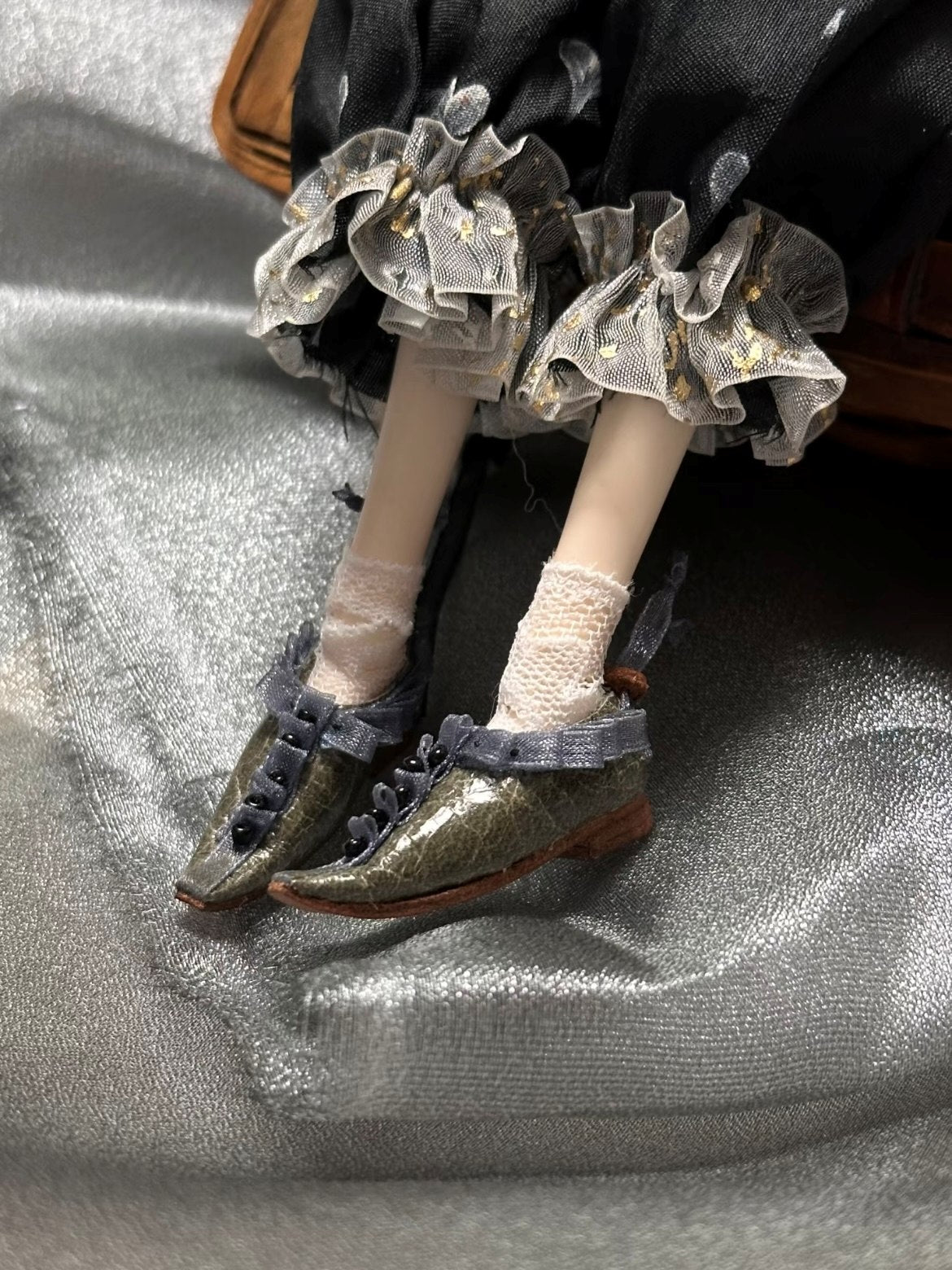 Vintage Lace Pointed Toe Blythe Shoes - ToastDoll