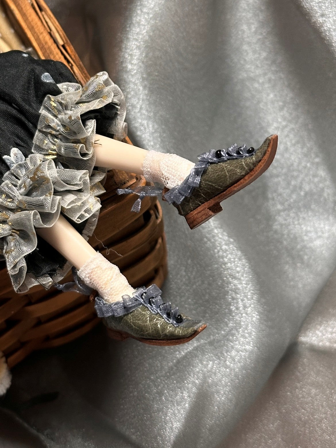 Vintage Lace Pointed Toe Blythe Shoes - ToastDoll