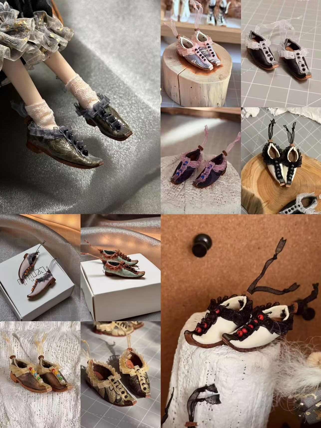 Vintage Lace Pointed Toe Blythe Shoes | ToastDoll