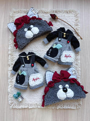 Cute Apple Dog Blythe Set Flat Lay | ToastDoll