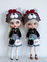 Cute Apple Dog Blythe Set | ToastDoll
