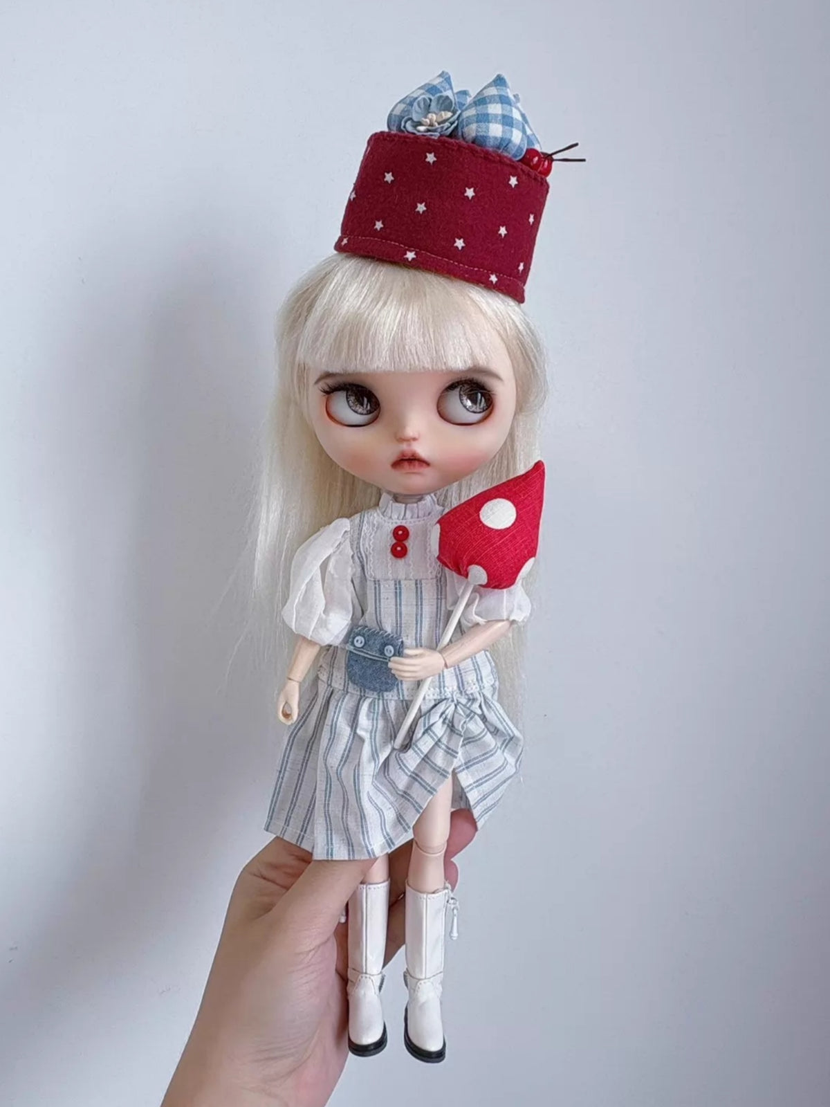 Cherry Cake Blythe Set Front View | ToastDoll