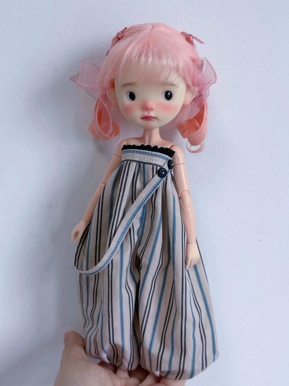 Bloomer Romper Blythe 1/6 BJD Set  Front View | ToastDoll