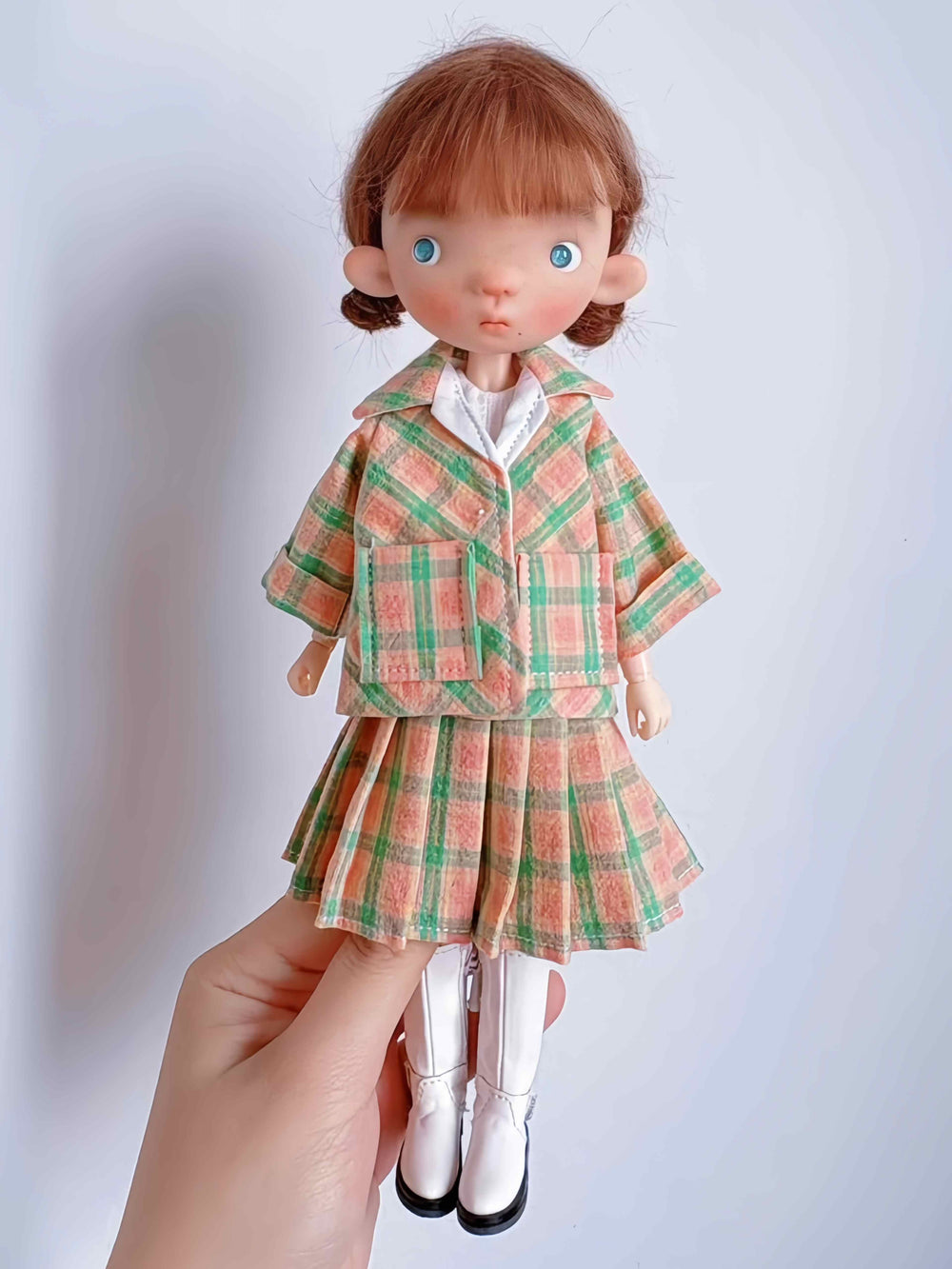 Preppy Uniform Blythe 1/6 BJD Set On Doll Display | ToastDoll