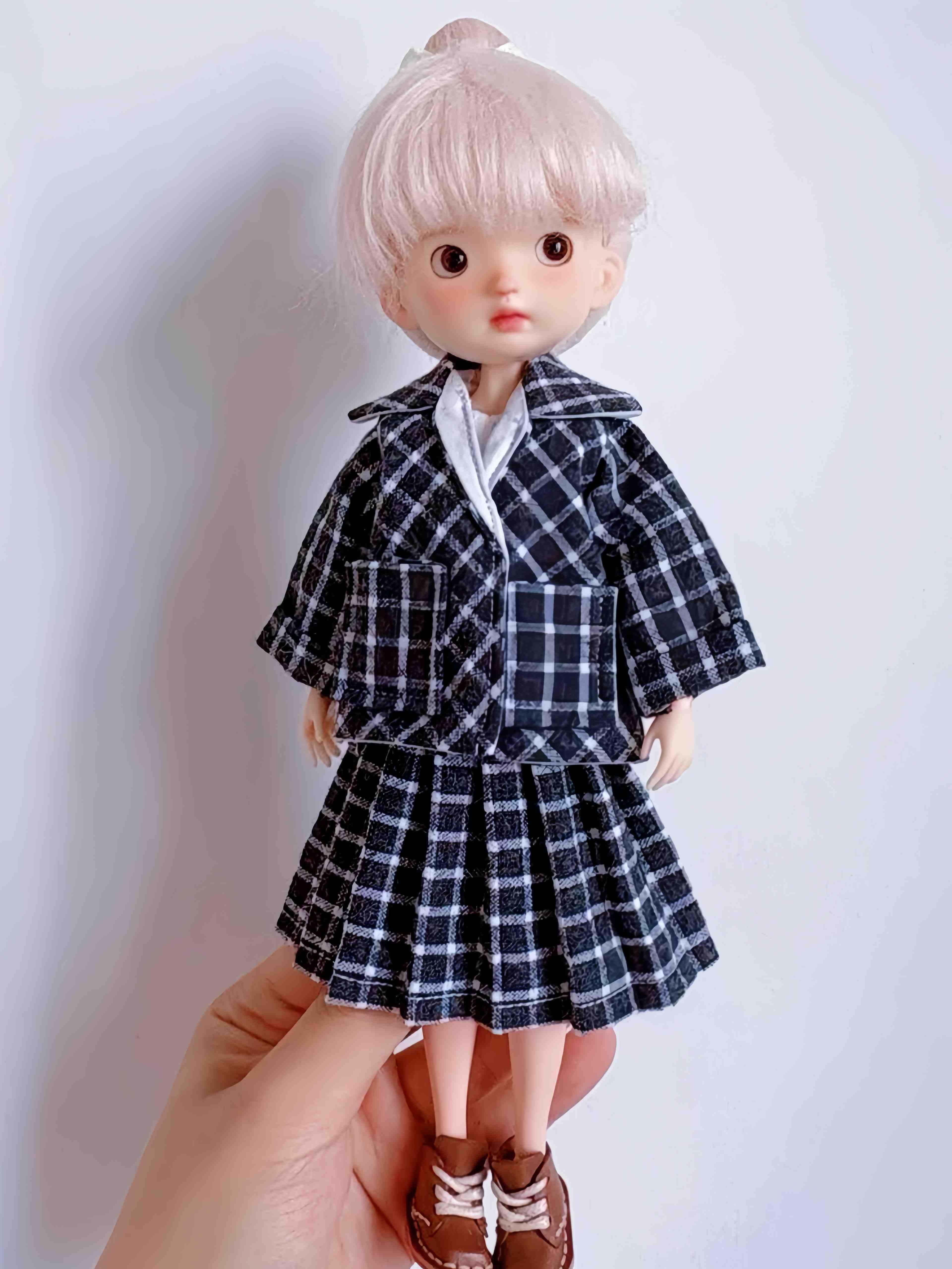 Preppy Uniform Blythe 1/6 BJD Set Standing Pose | ToastDoll