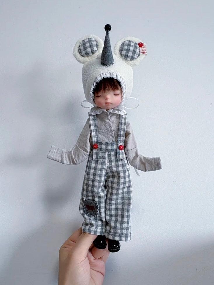 Cute Mouse Blythe 1/6 BJD Set - Handmade Doll Clothes - ToastDoll